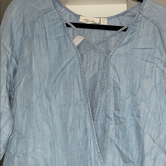Denim Blouse - Picture 8 of 8